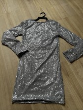 Weihnachtliches Paillettenkleid Gr 158/164 Mädchen Guter Zustand