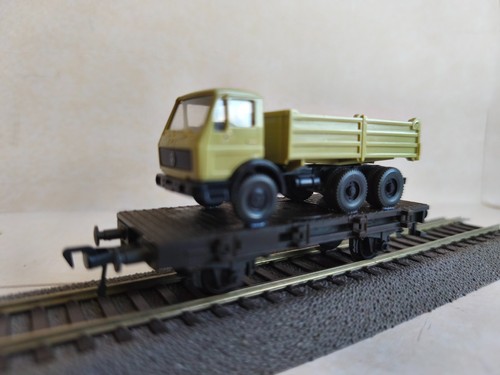 Fleischmann flachwagen mit - fleischmann, h0