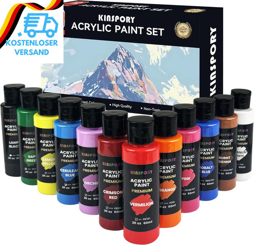 Acrylfarben set 60 ml - 12,