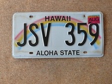 US-Kennzeichen Hawaii