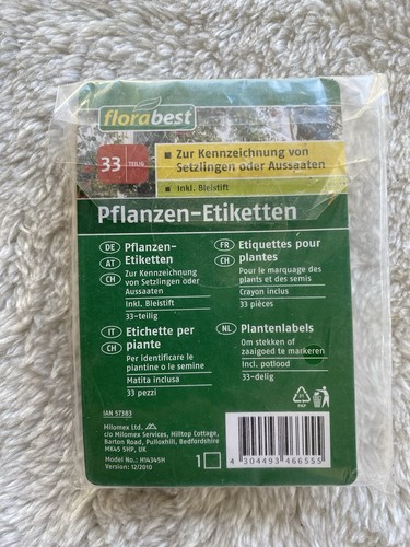 Stecketiketten pflanzschilder - stecketiketten,