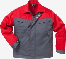 FK Icon two Bundjacke Grau/Rot, Gr. XL (58/60) + Gr. 2XL (62/64), Abverkauf