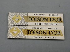 Vintage Toison D'or Pencil Graphite Leads 1/24 Gross 4190/4H 4190/5B Siegel B09
