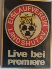 Anstecker Pin Premiere EV  Eislaufverein LANDSHUT Bayern Deutschland Kutte