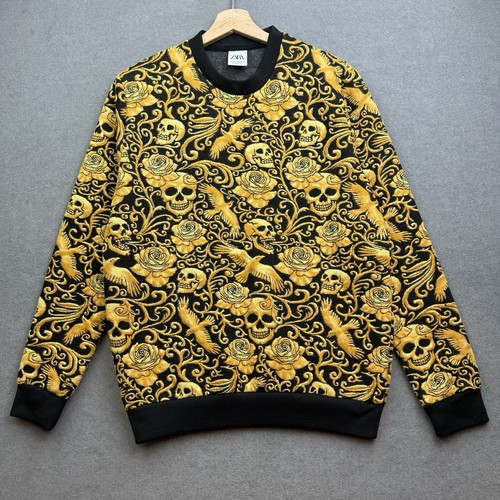 Zara men pullover medium gold - zara,