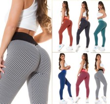 Leggings Damen Fitness Sport High Waist Leggings Push Up Milax-Fahion