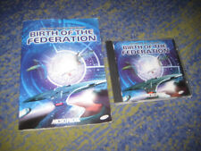 STAR TREK BIRTH OF THE FEDERATION Star Trek PC mit dickem Handbuch 