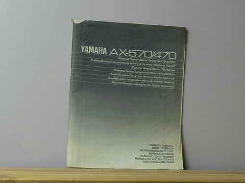 Yamaha 570 470 - yamaha, ax-570/470