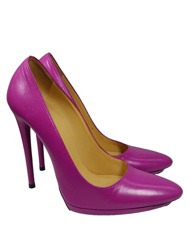 Balenciaga rosa leder plateau - rosa,