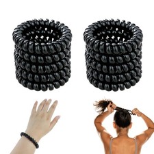 10 Stück Spiral Haargummis