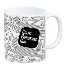 Kaffeebecher CPU Motiv -