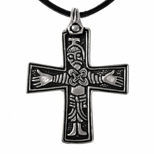 Wikinger kreuz anhänger - wikinger,