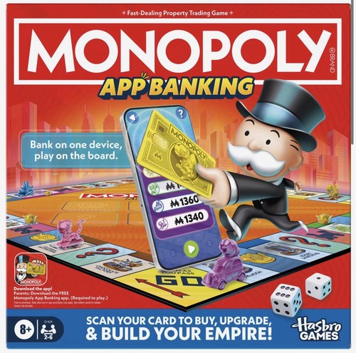 Monopoly app banking hasbro - monopoly,