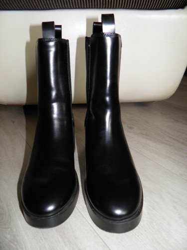 Stiefel schwarz gr 39 - schwarz, gr.39