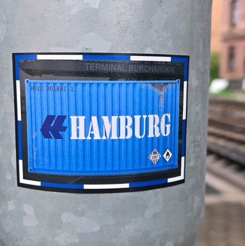 10x hamburg sticker - /,