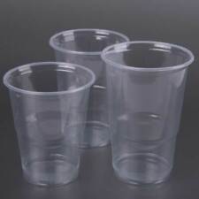 Bierbecher Einweg Ausschankbecher Trinkbecher Plastikbecher klar 100 500 1000 St
