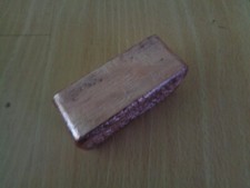 Kupfer Barren 732g Cu99,5  reines Kupfer für Kupfer Gießen Millberry-Cu