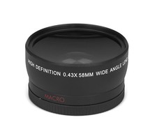 0.43x - 58mm HD Echtglas