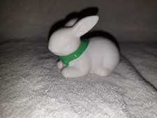 Hase, Osterhase, Häschen, Keramik, Weiß, 65 mm hoch