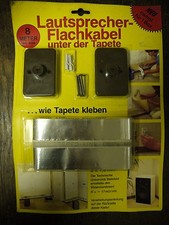 8m Lautsprecher Flachkabel 2 x 1,6 mm² braun