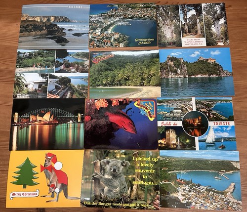 133 postkarten ansichtskarten - postkarten,