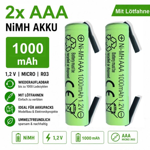 Aaa nimh 1000 mah 2 - nimh, v