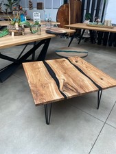 Couchtisch Eiche Epoxidharz -