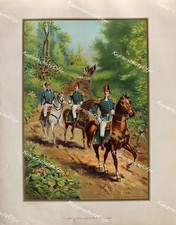 USA Army Offizier General-Stab Staff Uniform Zweispitz Militär Epaulette Reiter