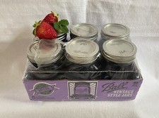 Ball Gläser Set 6 Stück Mason Glas Purple Heritage 100th Anniversary Regular NEU