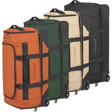 Reisetrolley 100 - 120 Liter Reisetasche mit 2 Rollen erweiterbarer Weekender