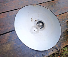 Alte Emaille Lampe  Leuchte