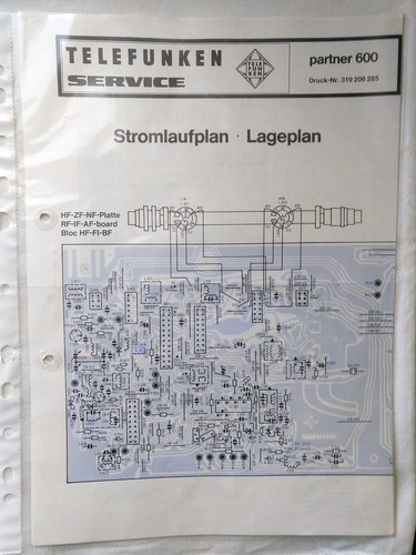 Service manual für - für, telefunken