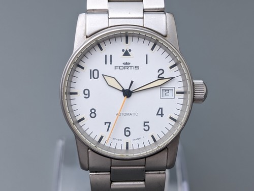 Fortis flieger 620 white - flieger, 620.10.46