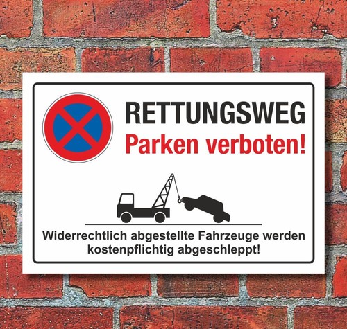 Schild parkverbot halteverbot - schild,
