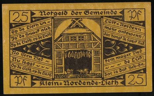 Notgeld klein nordende - notgeld, klein-nordende