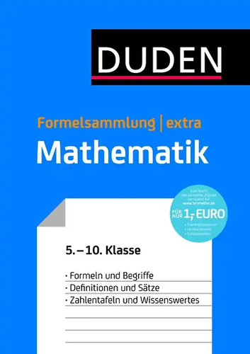 Duden formelsammlung extra - duden,
