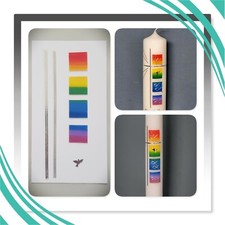 🌈 Bastel-Set für Taufkerzen / Kommunionkerzen 🌈 - Kerzen selber gestalten ! 02