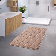 Badezimmer Badematte Duschmatte Rutschfest Waschbar Memory Schaum Stein Muster