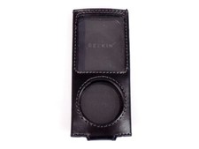 Belkin F8Z375EA Schutz Hülle Case Cover Leder Schwarz für Apple iPod nano NEUW.