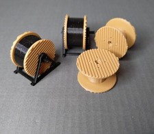 Große Kabeltrommel, Set 6teilig für Spur H0, 1:87, Modelleisenbahn, Baustelle