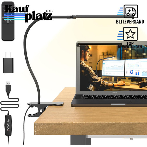 Schreibtischlampe led 40cm - schreibtischlampe,