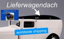 Lieferwagen-Dach Märklin Autobaukasten 1:16 Blech schwarz lackiert guter Zustand