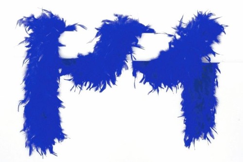 Federboa blau federstola - -, blau,