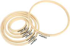 6 Stück Stickrahmen Set Aus