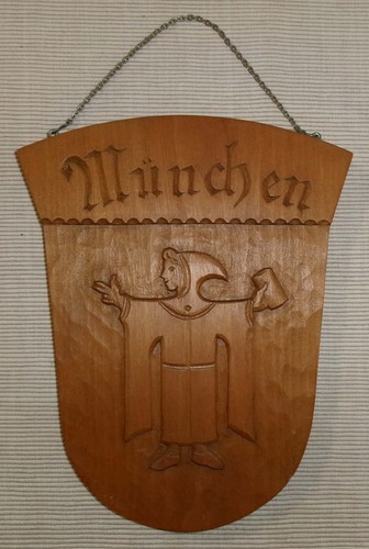 Wand schild münchen - wand-schild, mit