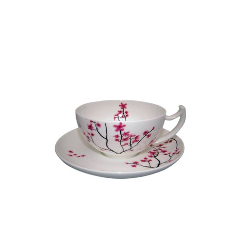 Tasse mit untertasse - tasse,