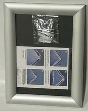 Schnapprahmen silbergrau 25 mm