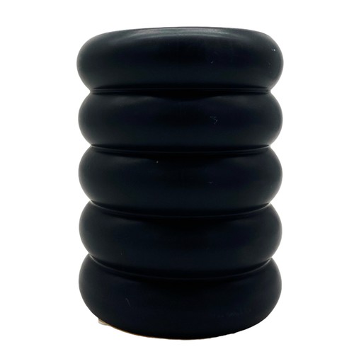 Vase schwarz matt 18 - schwarz,