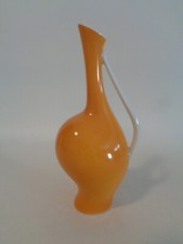 Rosenthal Fritz Heidenreich 125 Jahre Vase Schwangere Luise orange, H 17,5cm