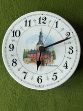 Teller-Uhr Motiv-Wanduhr